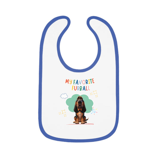 Bloodhound Favorite Furball Baby Bib