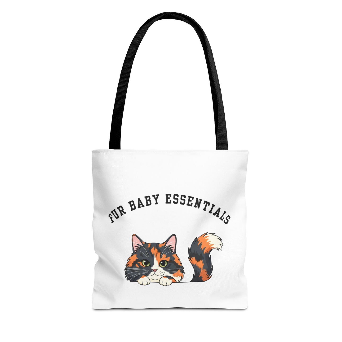 Long hair tortoiseshell cat FurBaby Tote Bag