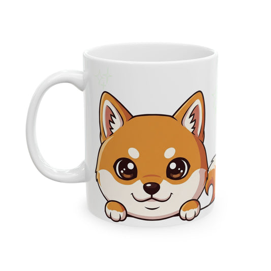 Shiba Inu Peek-a-Boo Mug | Best Shiba Daddy Gift