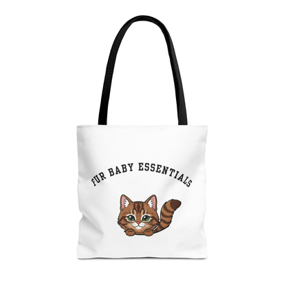 Short hair brown tabby cat FurBaby Tote Bag