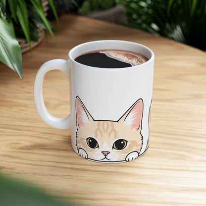 Cat Peek-a-Boo Mug | Best Cat Mama Gift