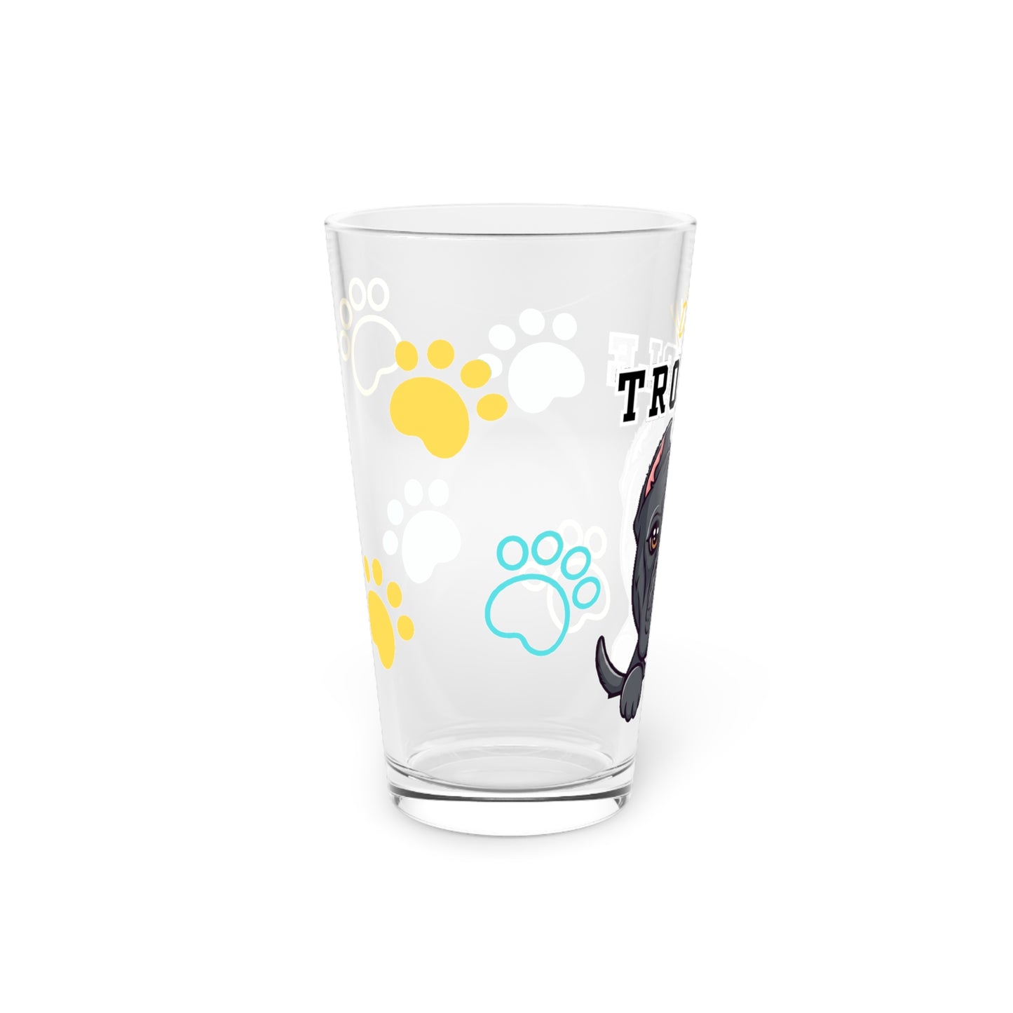 Cane Corso Tiny Trouble Pint Glass