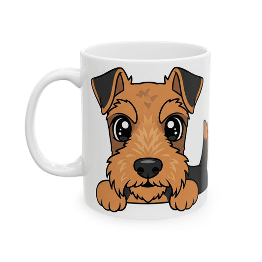 Welsh Terrier Peek-a-Boo Mug | Best Welshie Mama Gift