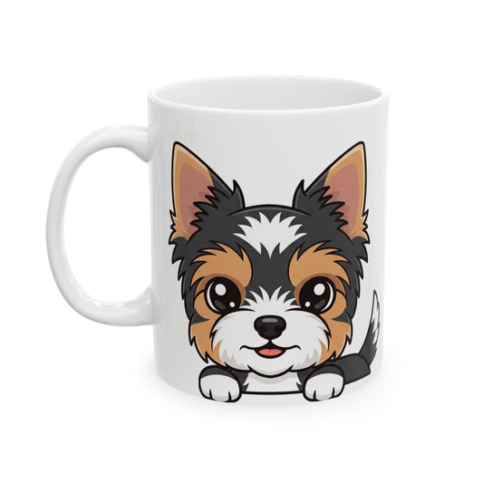 Yorkshire Terrier Peek-a-Boo Mug | Best Yorkie Mama Gift