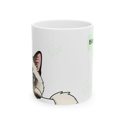 Siamese Peek-a-Boo Mug | Best Siamese Mama Gift