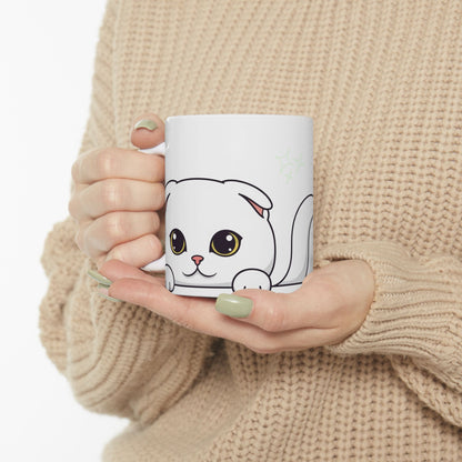 Scottish Fold Peek-a-Boo Mug | Best Scottish Fold Daddy