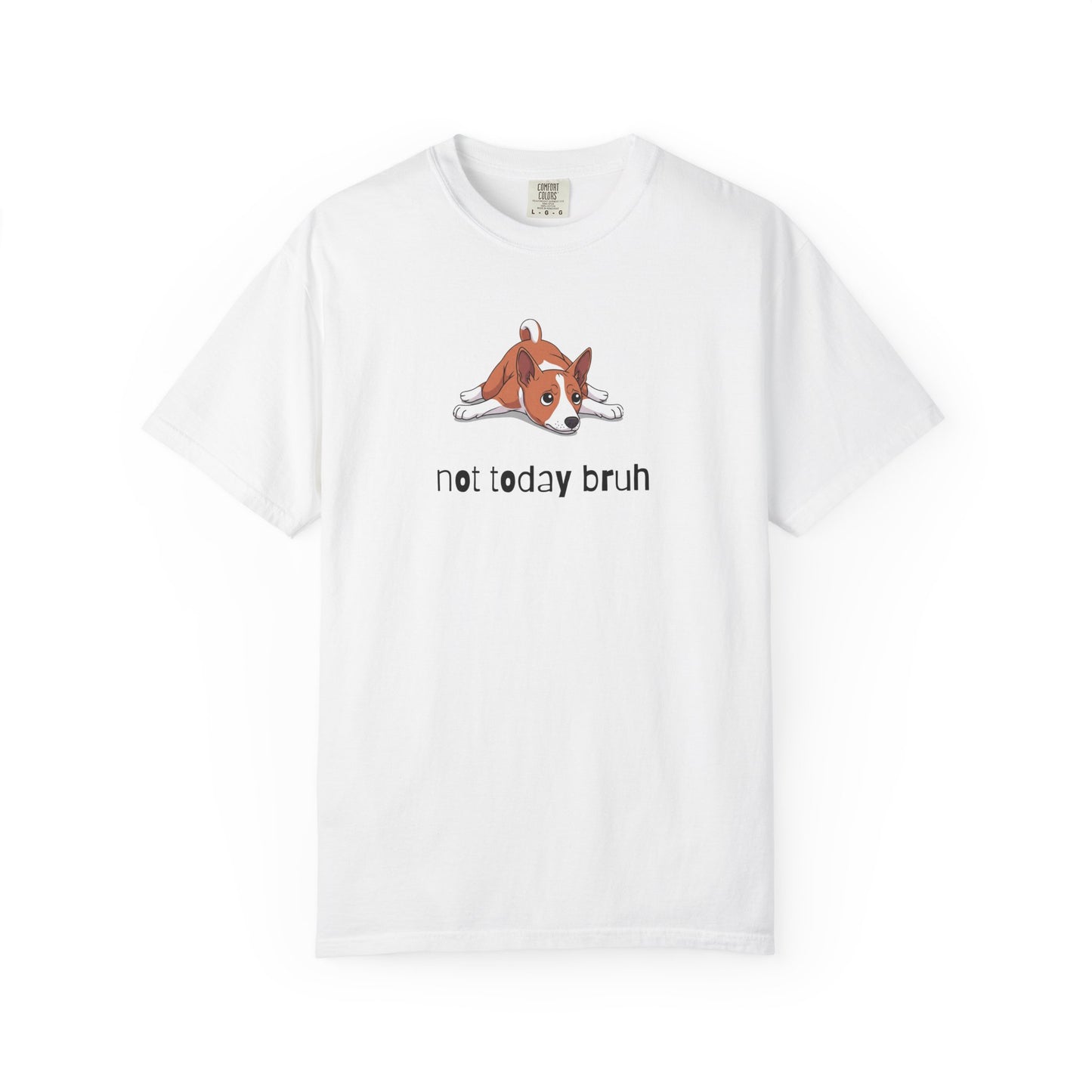 Basenji Not Today Bruh T-Shirt