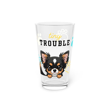Chihuahua Tiny Trouble Pint Glass