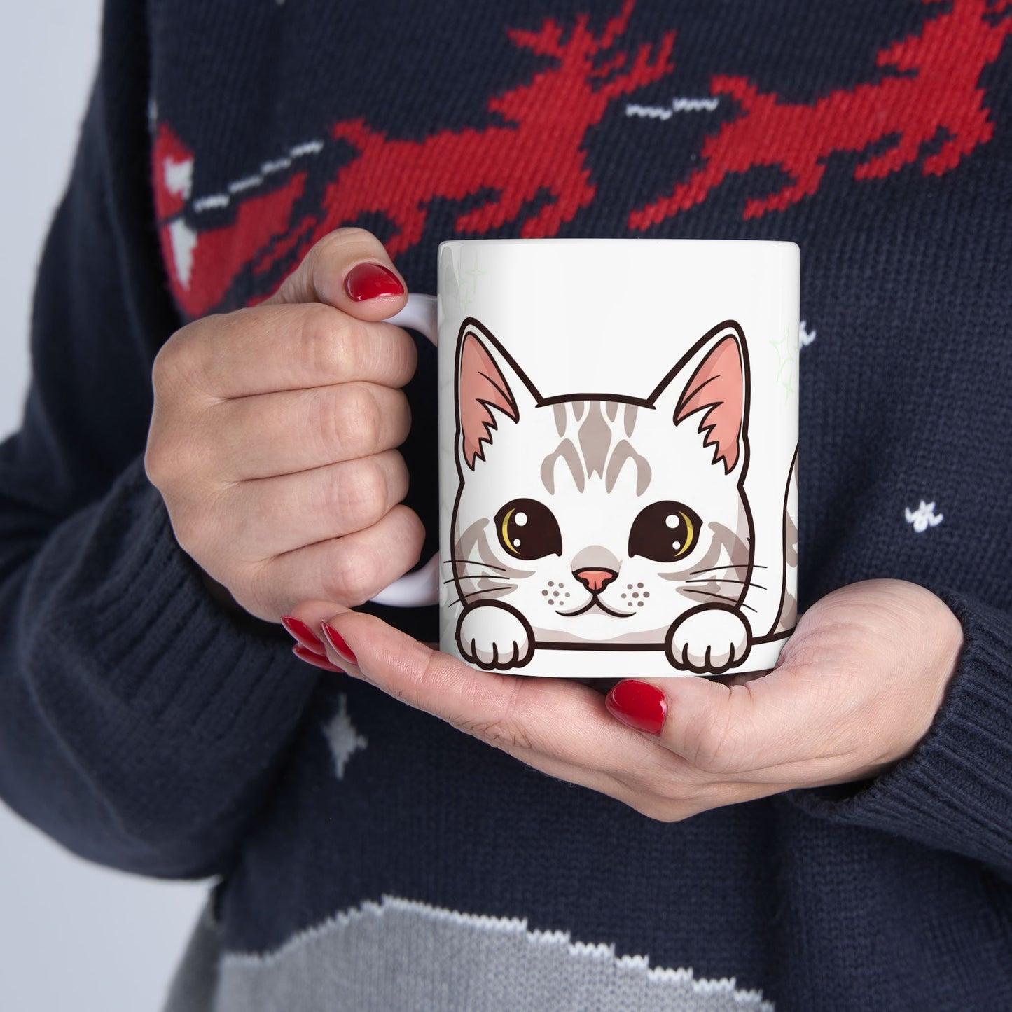 Bengal Peek-a-Boo Mug | Best Bengal Daddy Gift