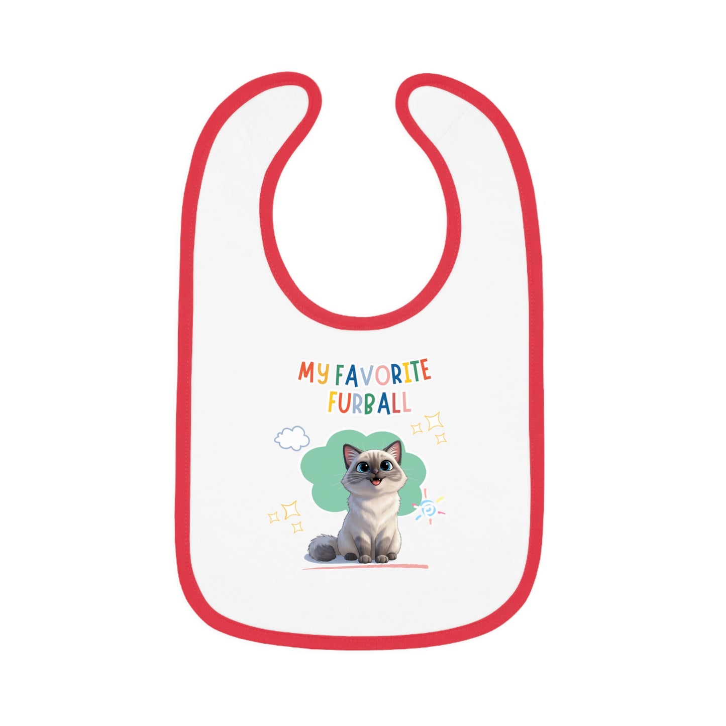 Ragdoll Favorite Furball Baby Bib