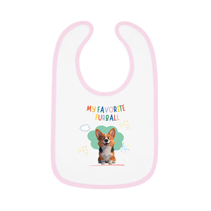 Corgi Favorite Furball Baby Bib
