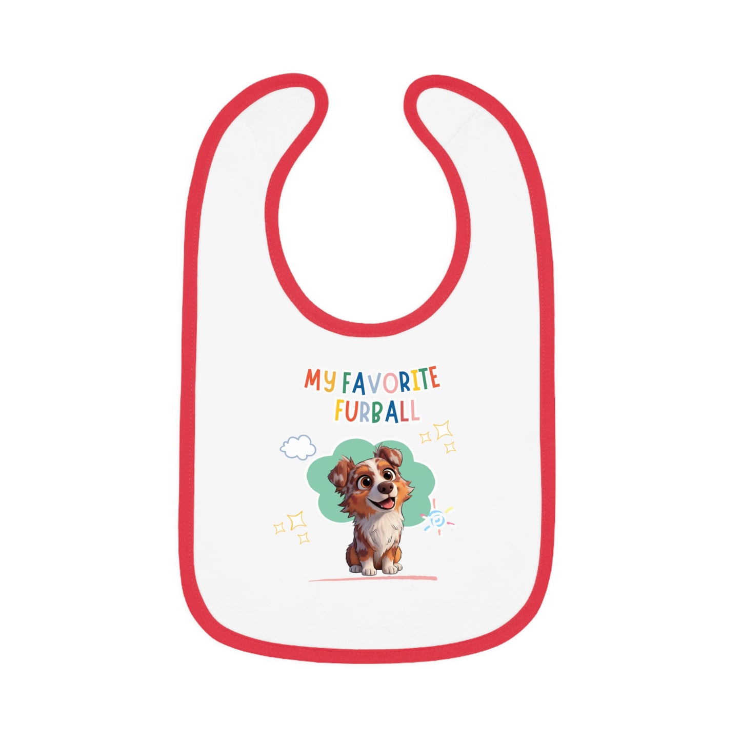 Aussie Favorite Furball Baby Bib