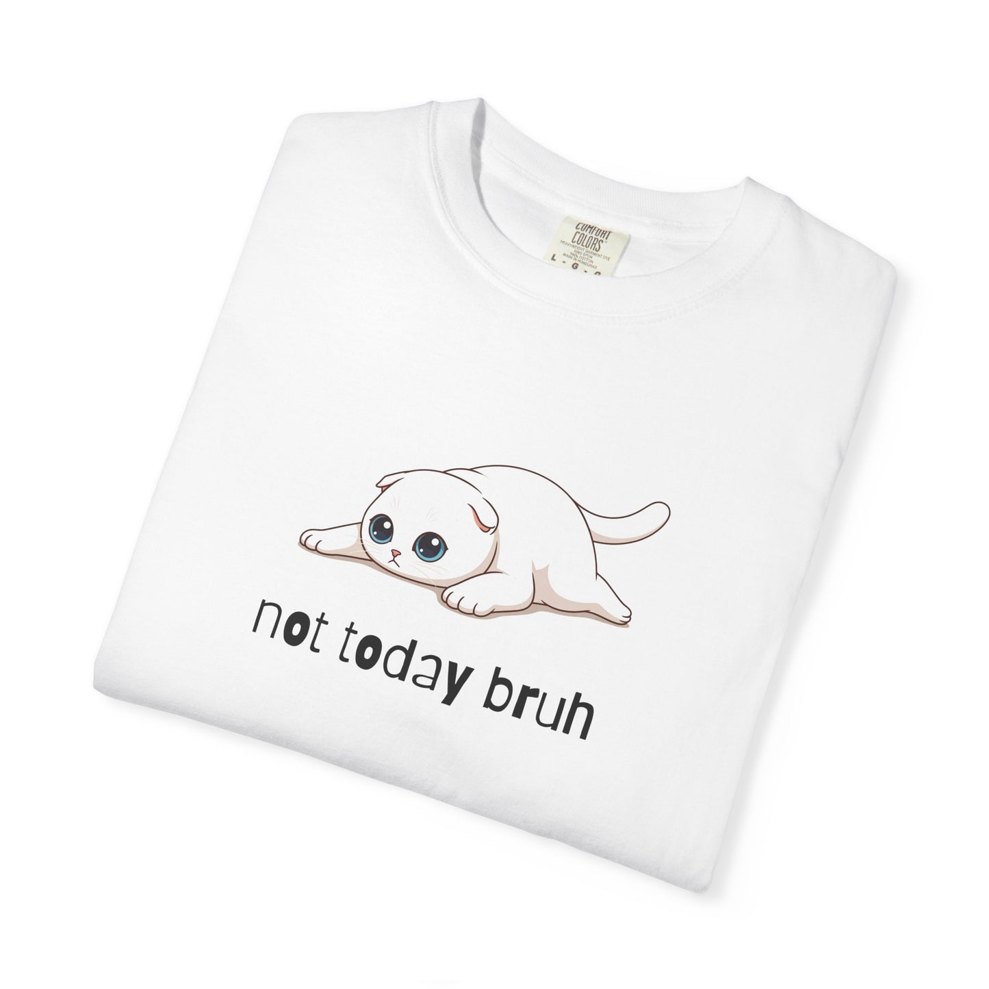 Scottish Fold Not Today Bruh T-Shirt