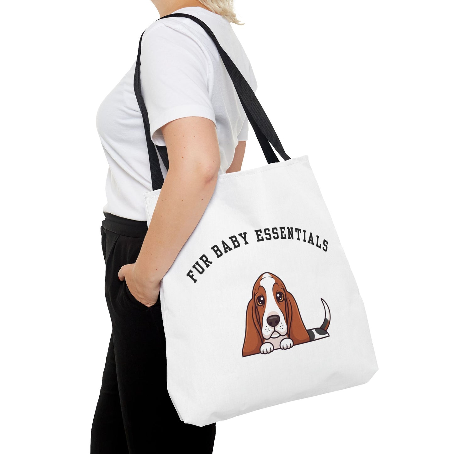 Basset Hound FurBaby Tote Bag