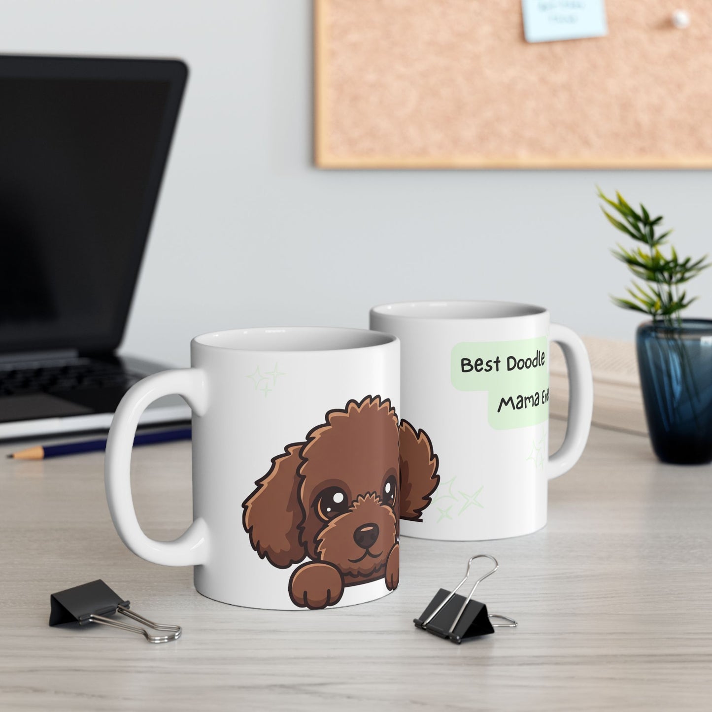 Doodle Peek-a-Boo Mug | Best Doodle Mama Gift