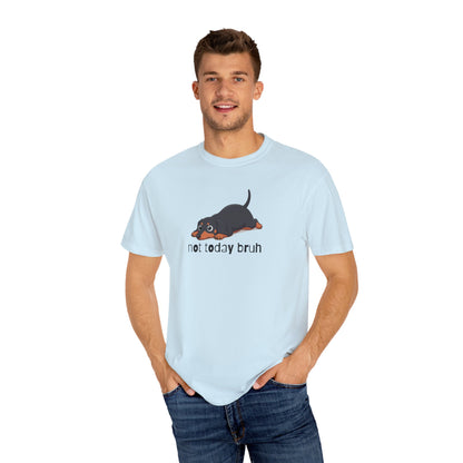 Dacshund Not Today Bruh T-Shirt