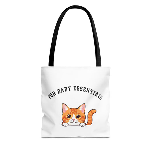 Short hair bi-color orange cat FurBaby Tote Bag