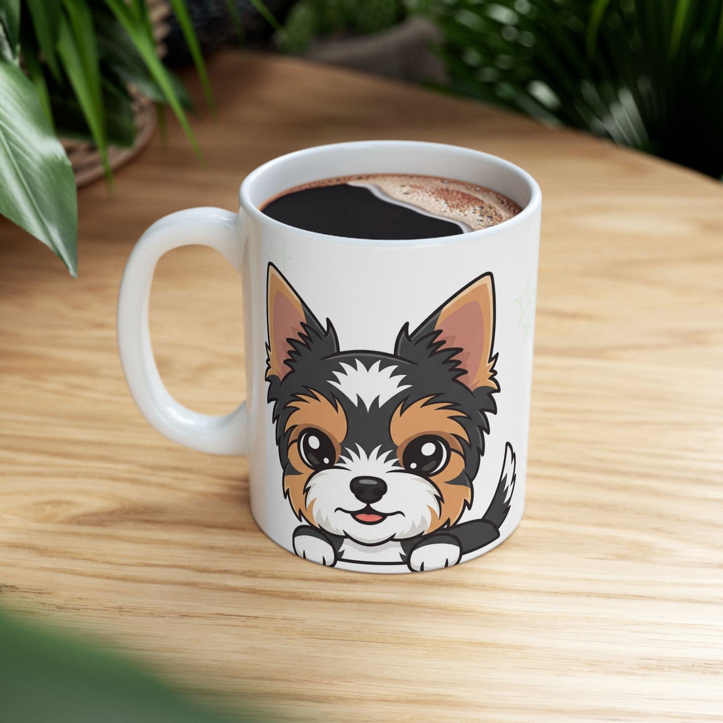 Yorkshire Terrier Peek-a-Boo Mug | Best Yorkie Mama Gift