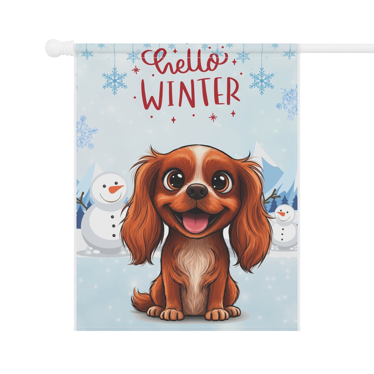 Cavalier Hello Winter Garden Banner