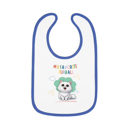 Persian Cat Favorite Furball Baby Bib