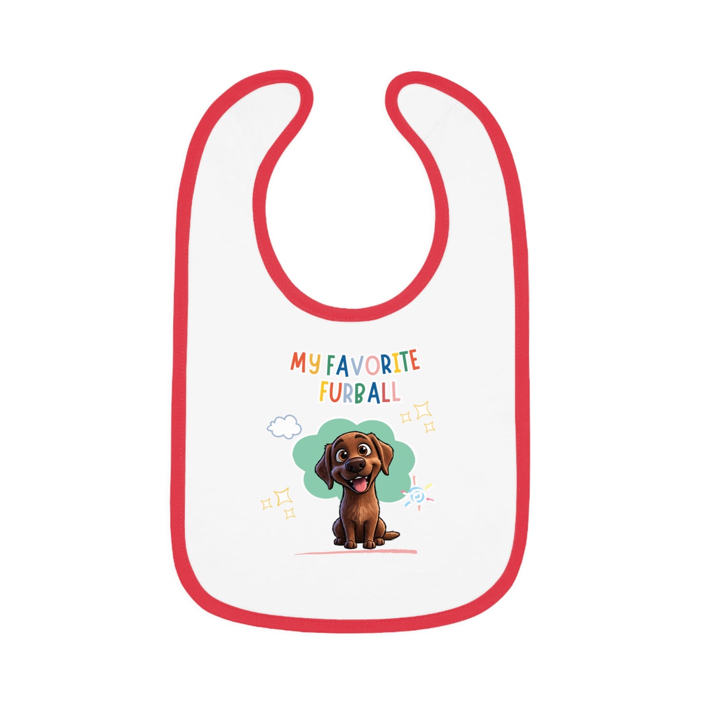 Labrador Favorite Furball Baby Bib