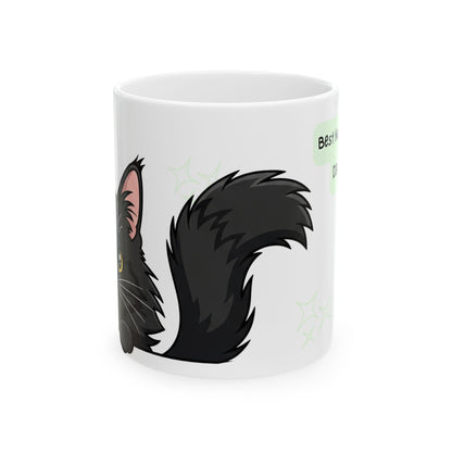 Norwegian Forest Cat Peek-a-Boo Mug | Best Norwegian Forest Daddy Gift