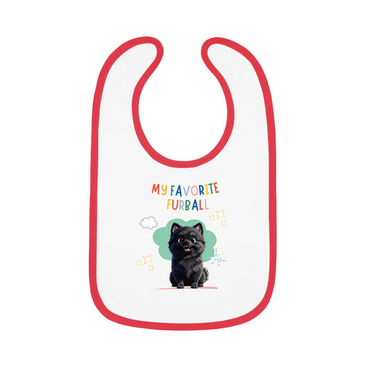 Pomeranian Favorite Furball Baby Bib