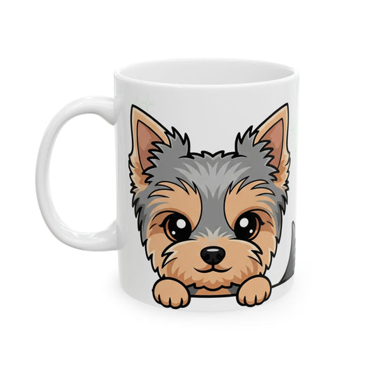 Yorkshire Terrier Peek-a-Boo Mug | Best Yorkie Mama Gift