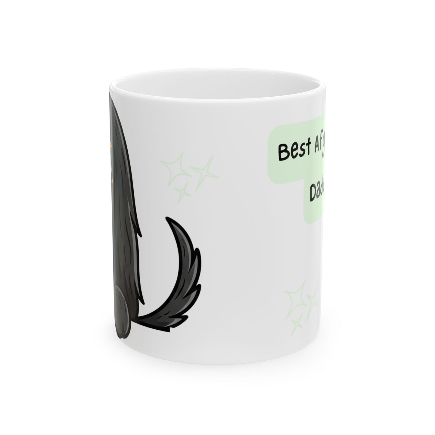 Afghan Hound Peek-a-Boo Mug | Best Afghan Hound Daddy Gift