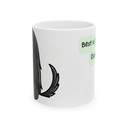 Afghan Hound Peek-a-Boo Mug | Best Afghan Hound Daddy Gift