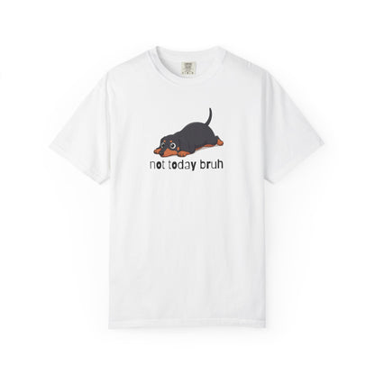 Dacshund Not Today Bruh T-Shirt