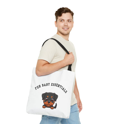 Rottweiler FurBaby Tote Bag