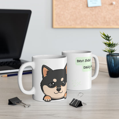 Shiba Inu Peek-a-Boo Mug | Best Shiba Daddy Gift