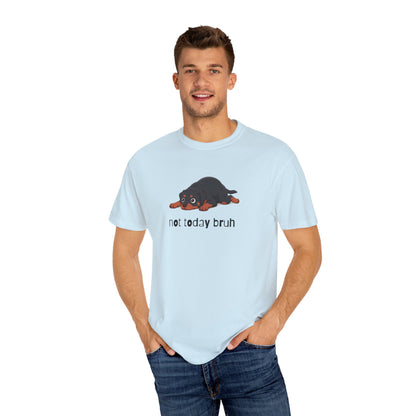 Rottweiler Not Today Bruh T-Shirt