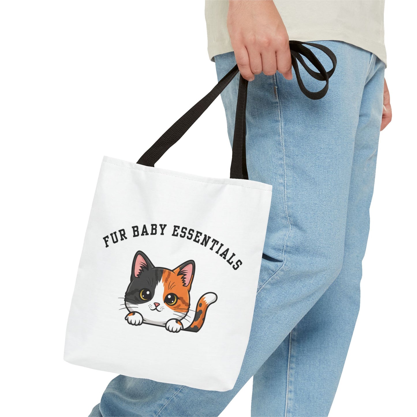 Short hair tortoiseshell cat FurBaby Tote Bag