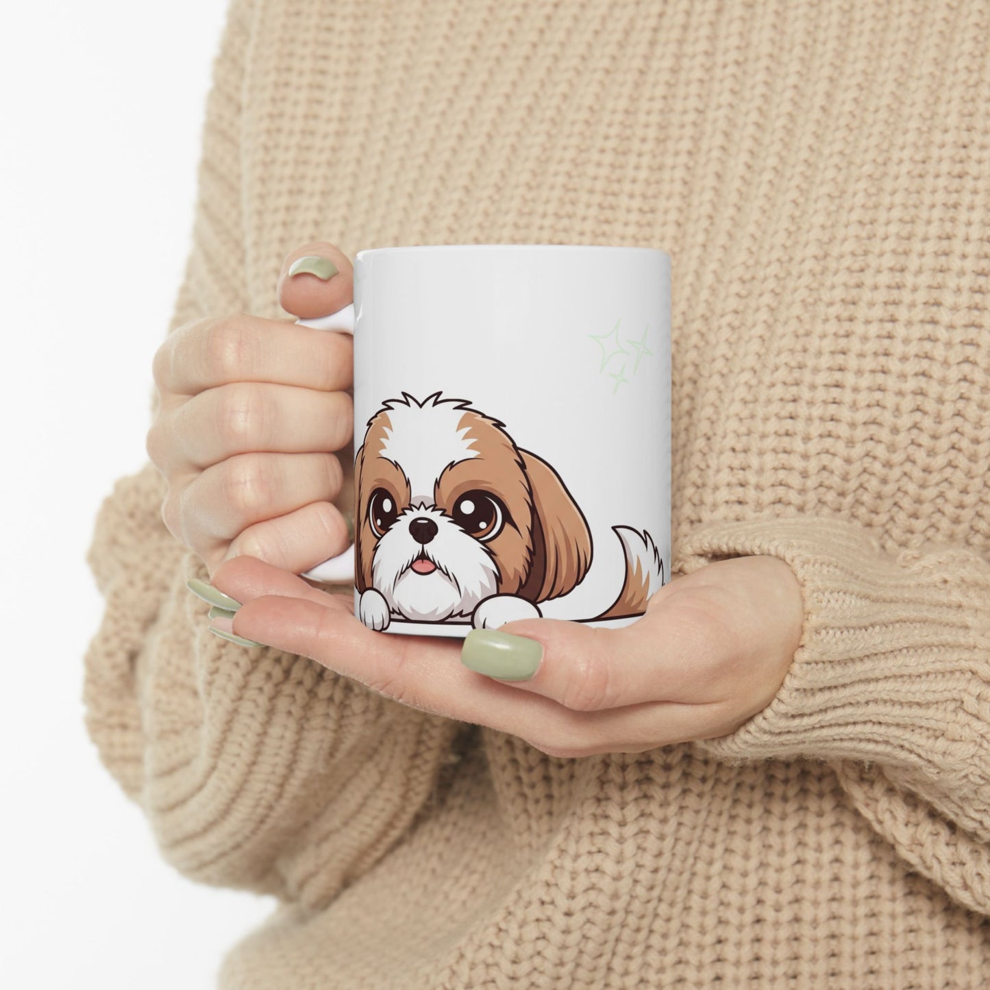 Shih Tzu Peek-a-Boo Mug | Best Shih Tzu Daddy Gift