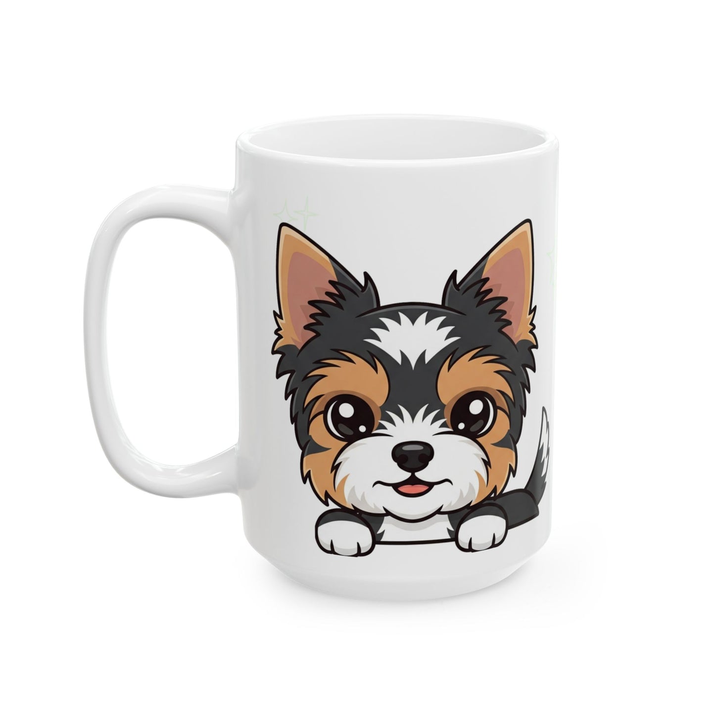 Yorkshire Terrier Peek-a-Boo Mug | Best Yorkie Mama Gift
