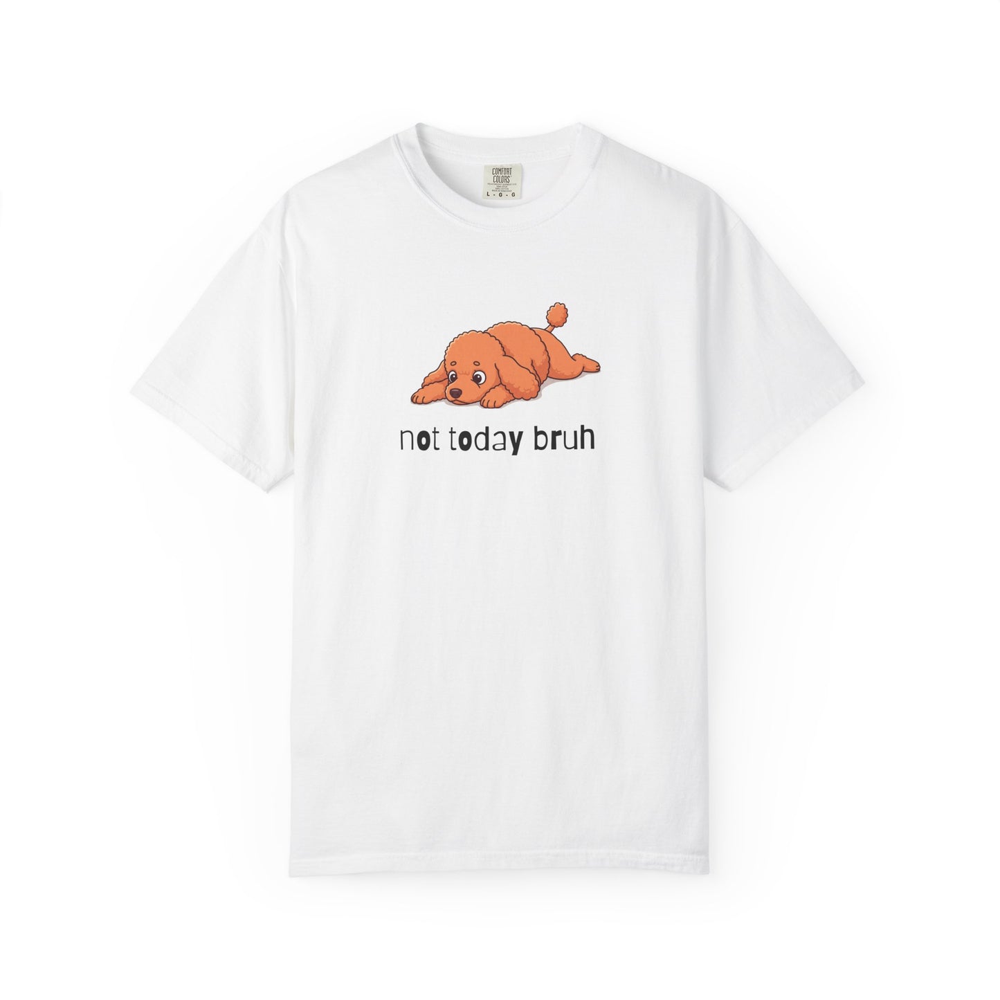 Poodle Not Today Bruh T-Shirt