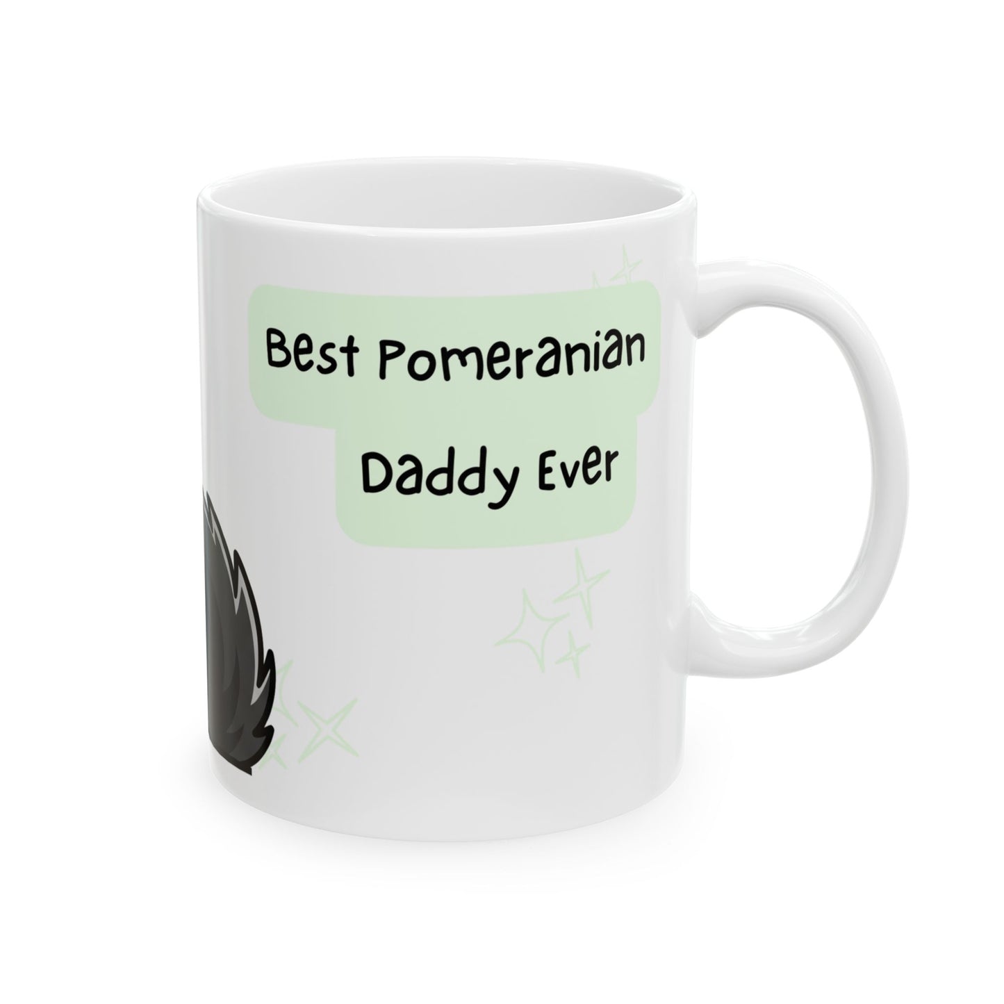 Pomeranian Peek-a-Boo Mug | Best Pomeranian Daddy Gift