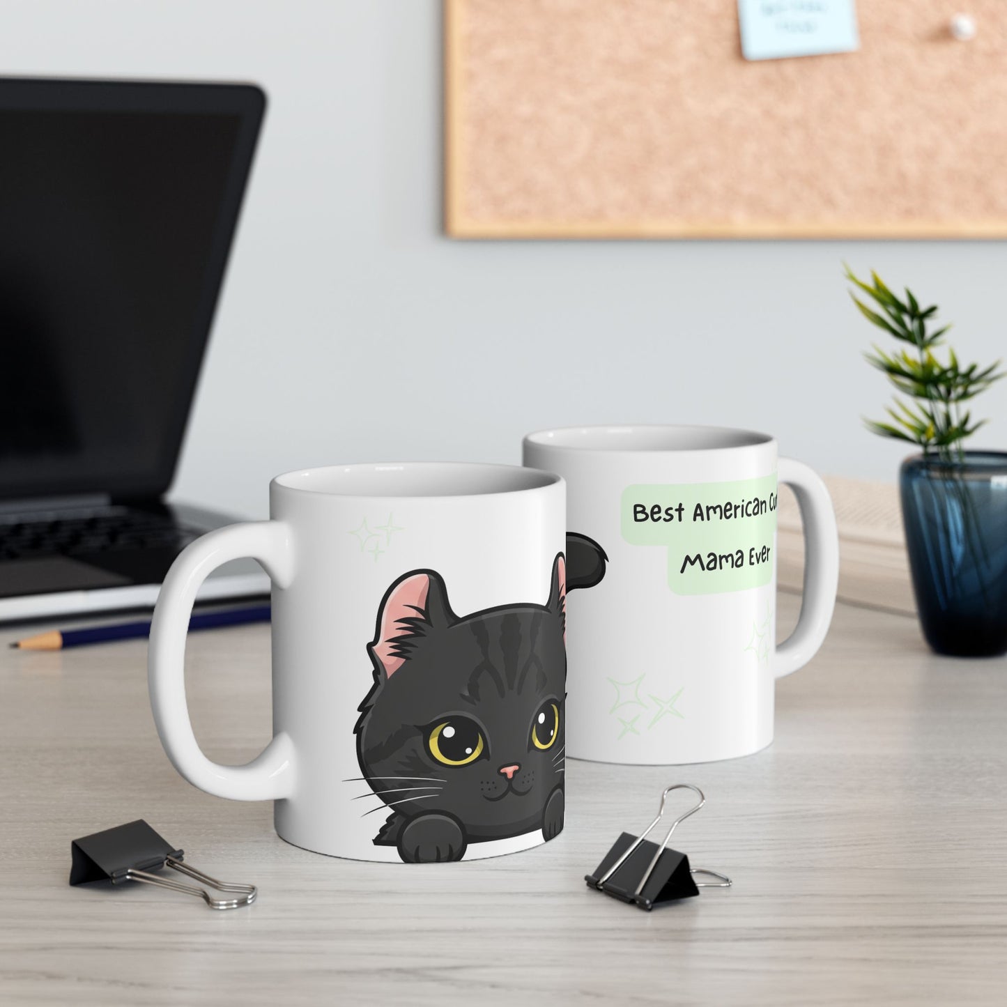 American Curl Peek-a-Boo Mug | Best American Curl Mama