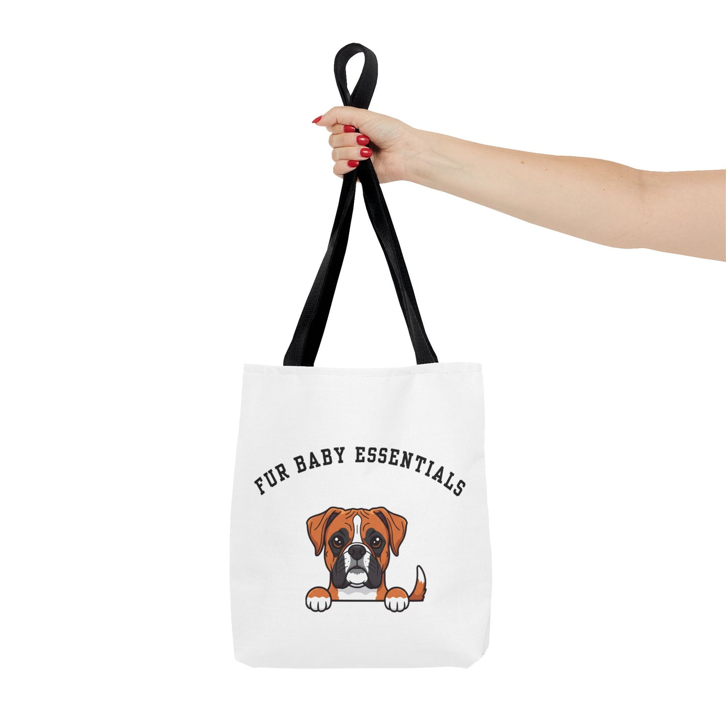 Boxer FurBaby Tote Bag