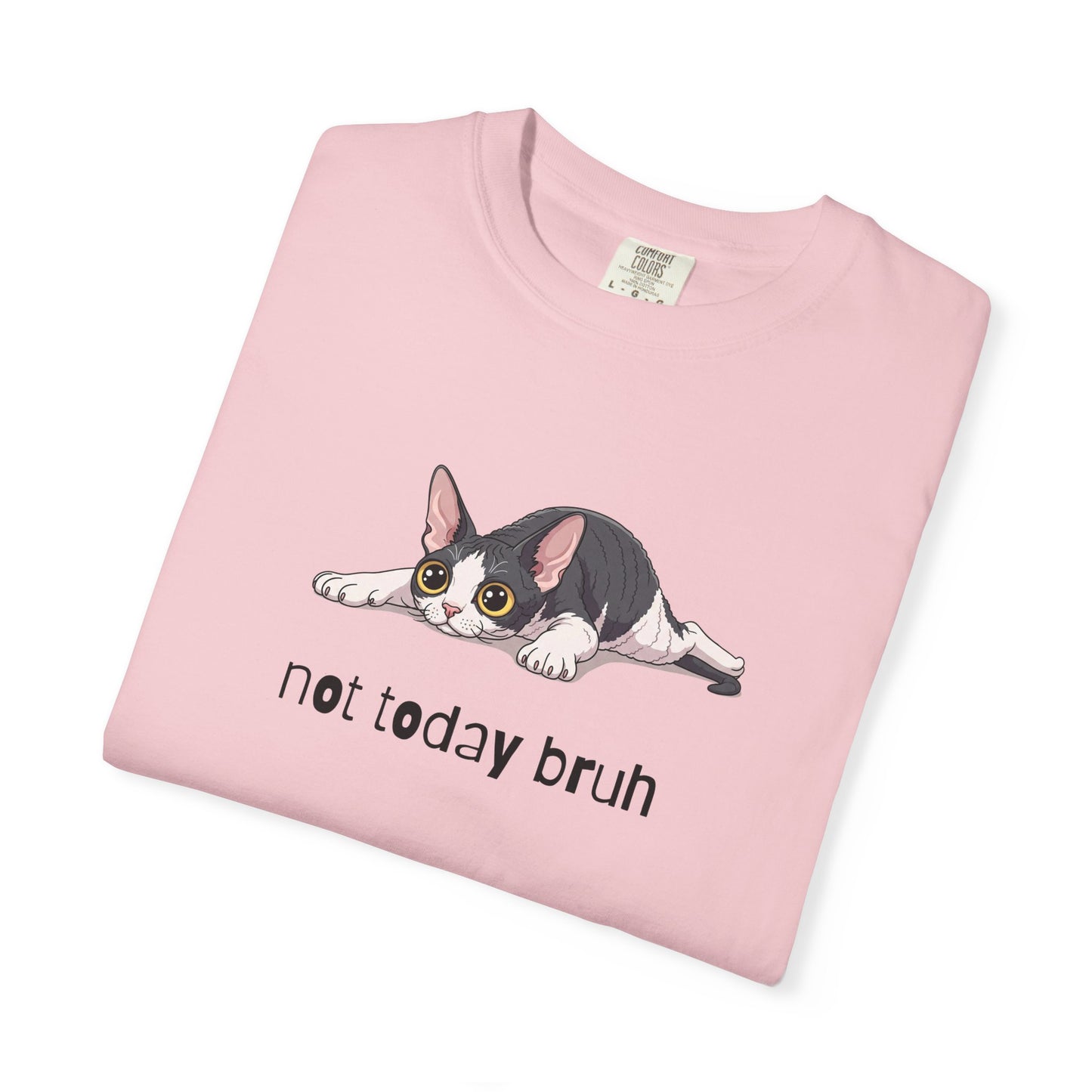 Devon Rex Not Today Bruh T-Shirt