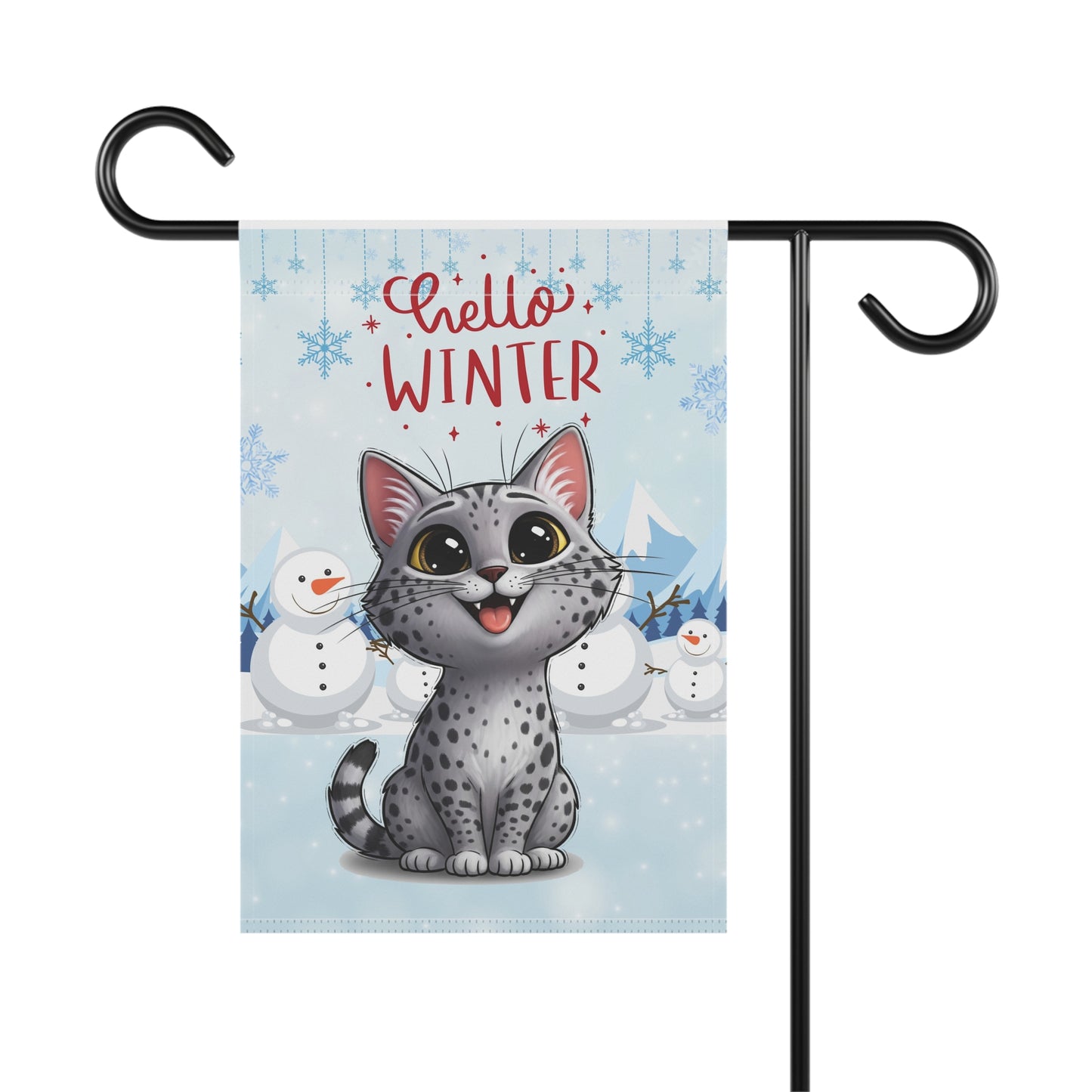 Ocicat Hello Winter Garden Banner