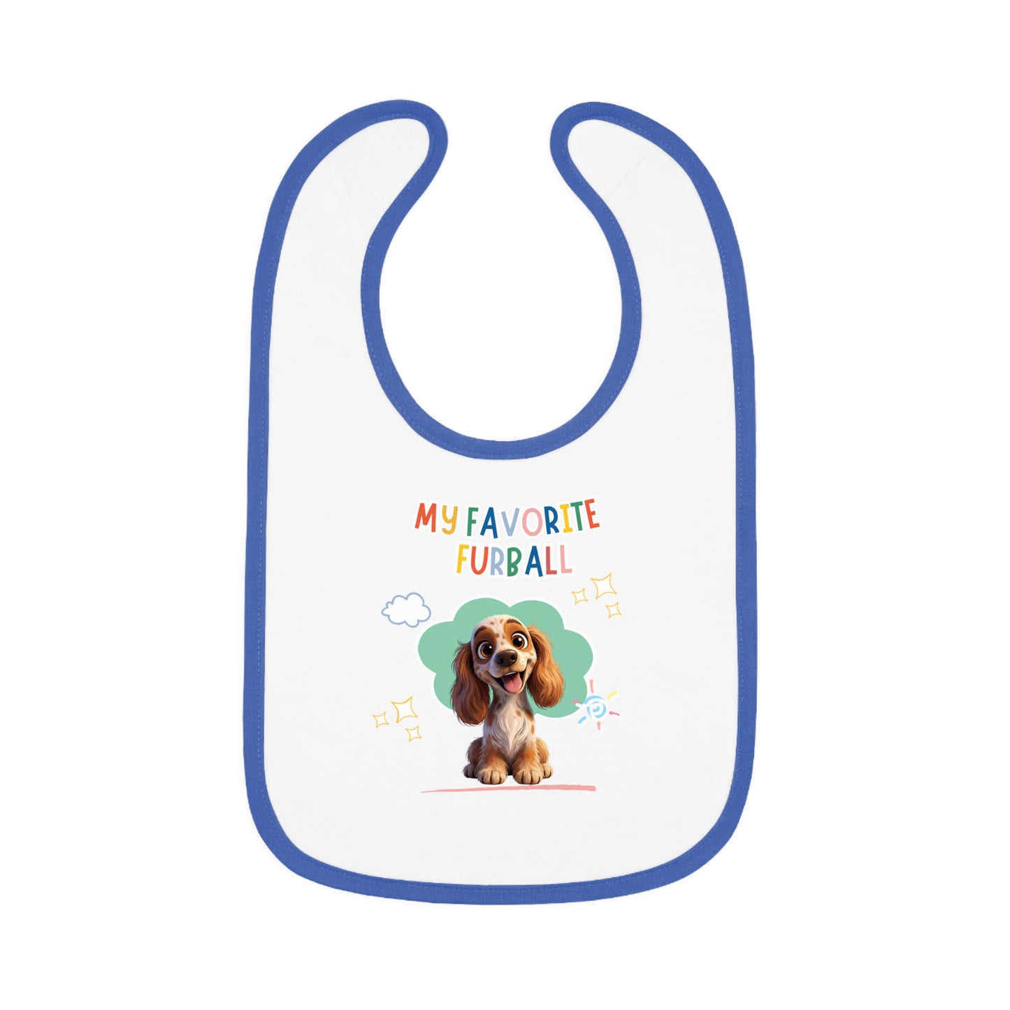 Spaniel Favorite Furball Baby Bib