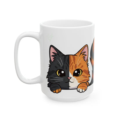 Cat Peek-a-Boo Mug | Best Cat Daddy Gift