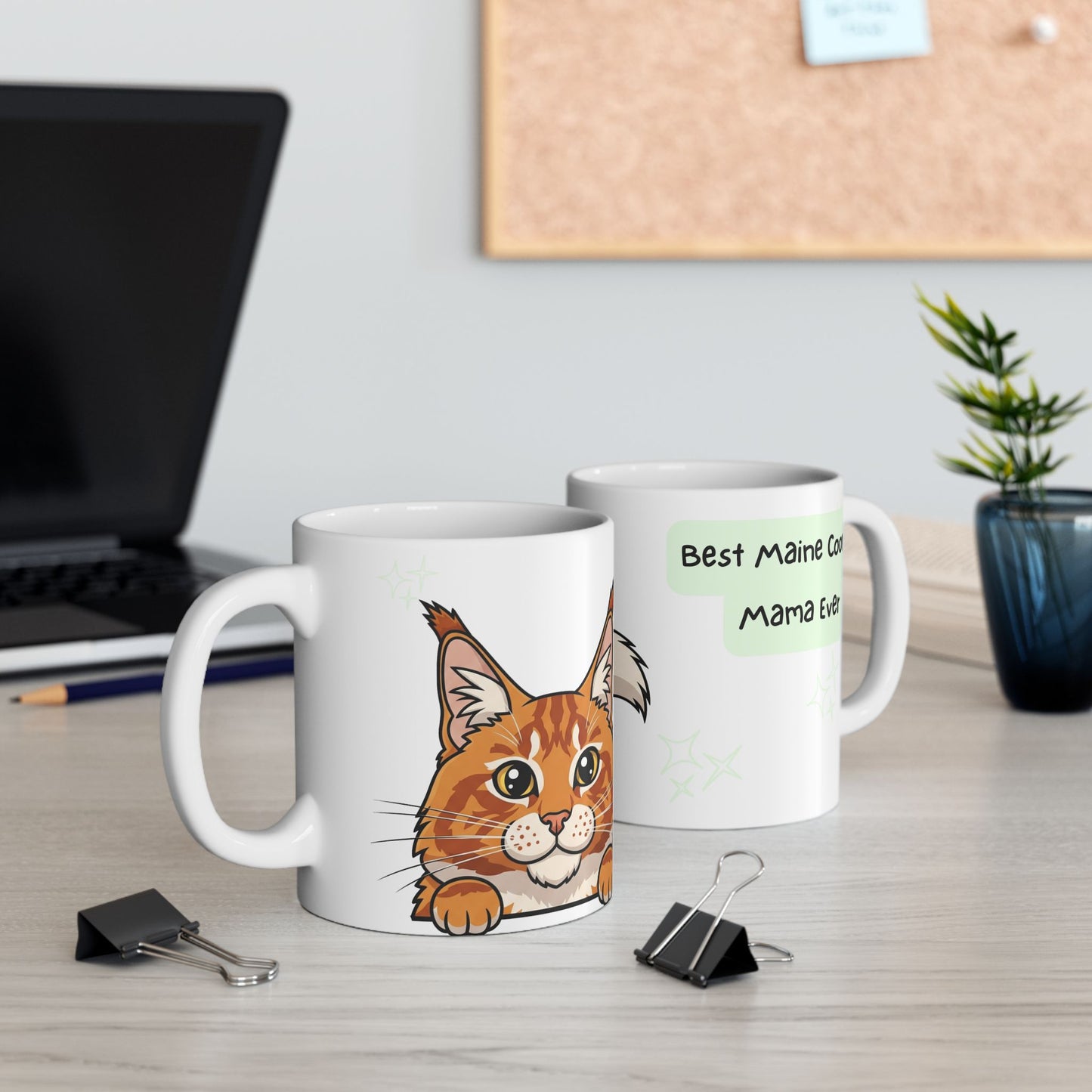 Maine Coon Peek-a-Boo Mug | Best Maine Coon Mama Gift
