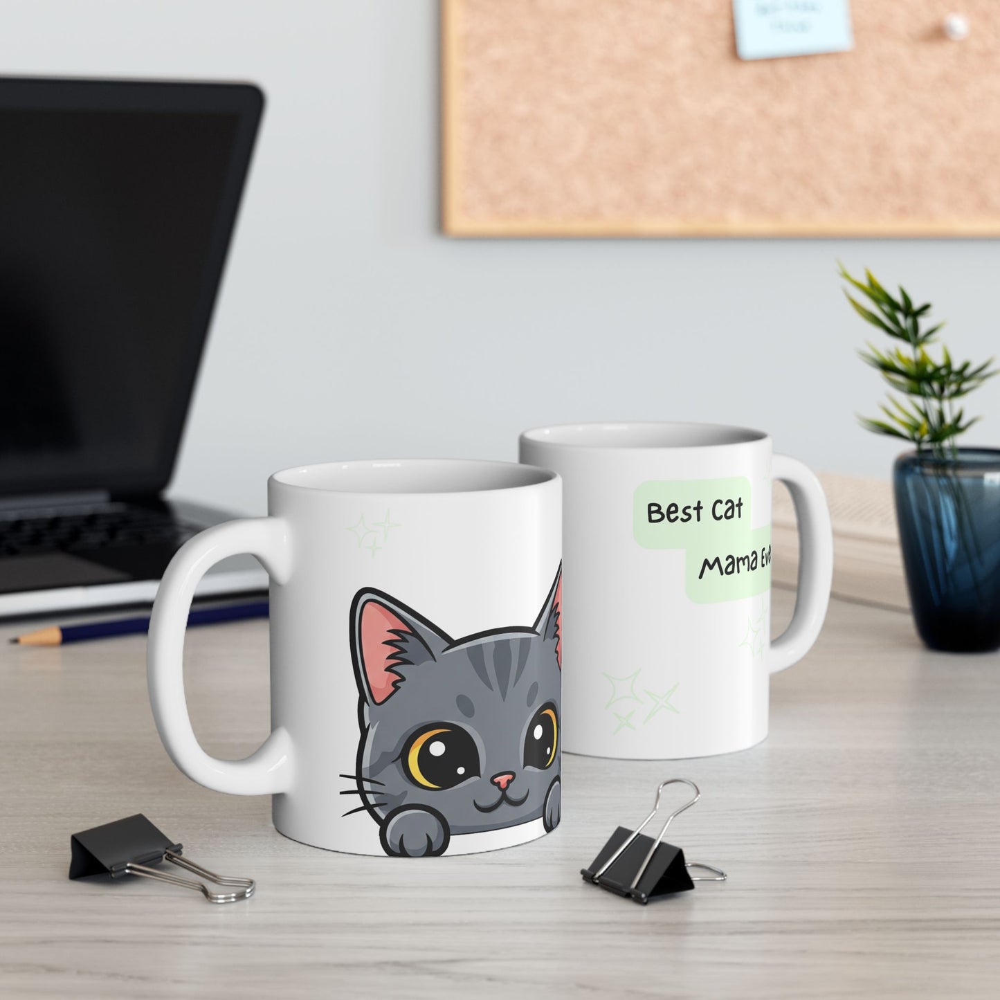 Cat Peek-a-Boo Mug | Best Cat Mama Gift