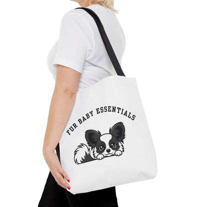 Papillon FurBaby Tote Bag