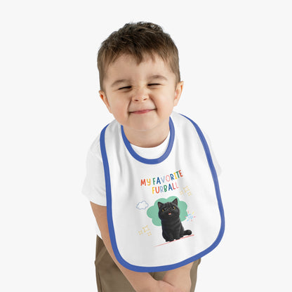 Exotic Shorthair Favorite Furball Baby Bib