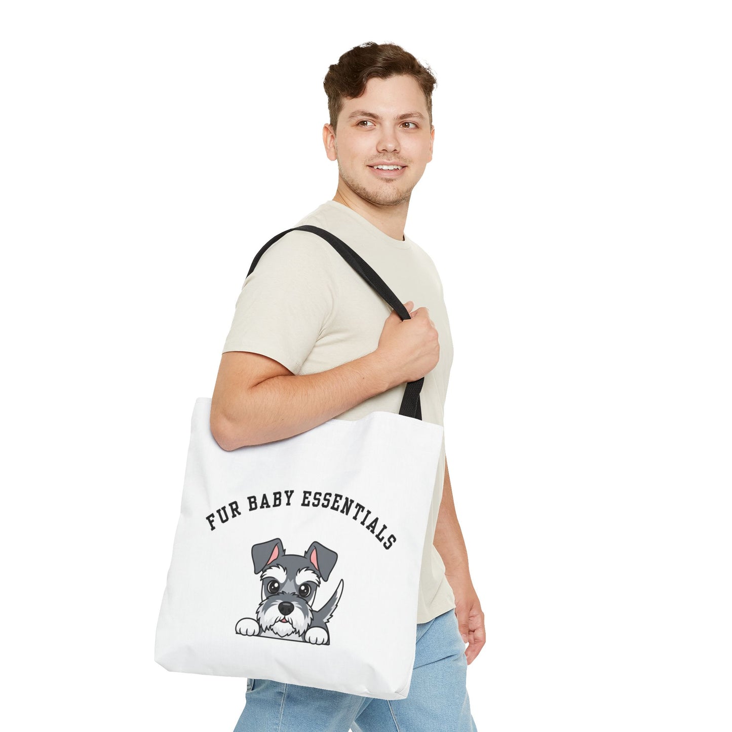 Schnauzer FurBaby Tote Bag